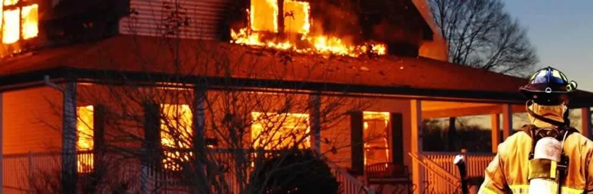 fire damage repair emergency response at a residential property affected by an active house fire in San Francisco, CA